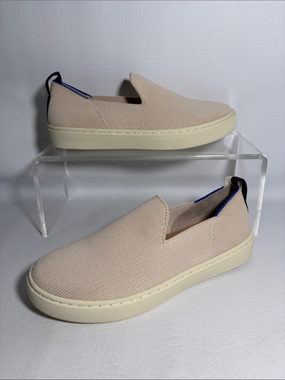 Rothy's NEW No Tags The Kids Slip-on Shoes (Size K2) Cream Color Kids 2